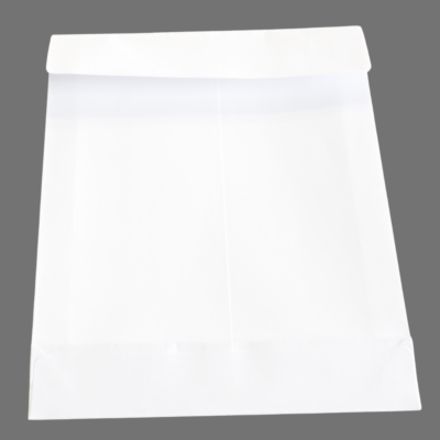 Koperta biała bezkwasowa 170g 250x340x50 ISO 9706 ATEST PAT z poszerzanym grzbietem